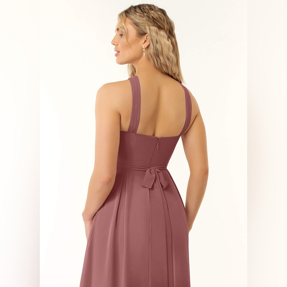 Azazie Dixie Dress - Desert Rose Color